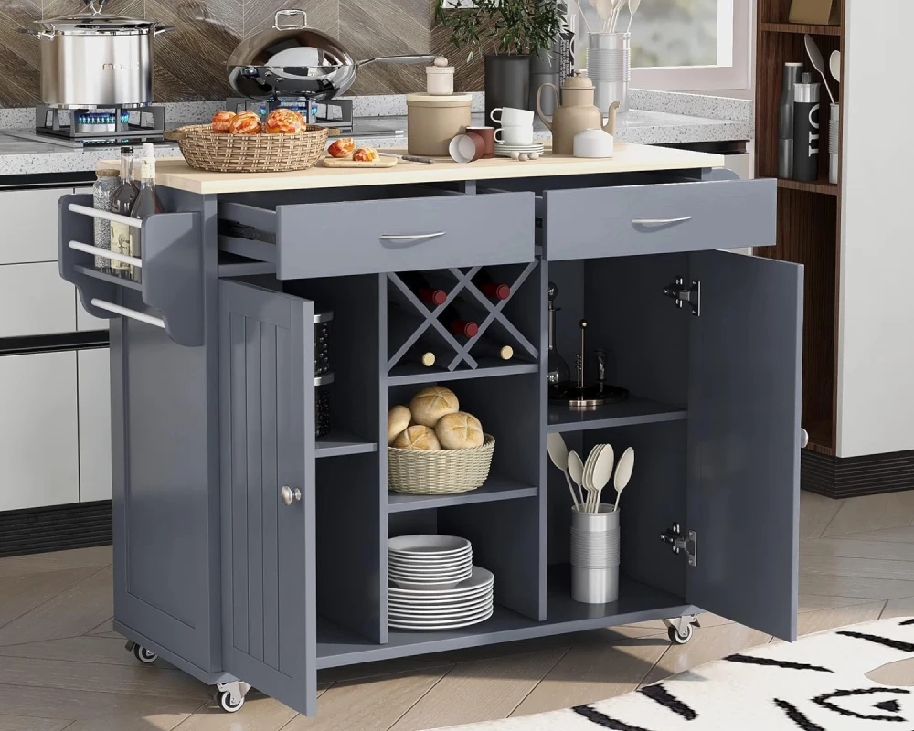 small movable kitchen island